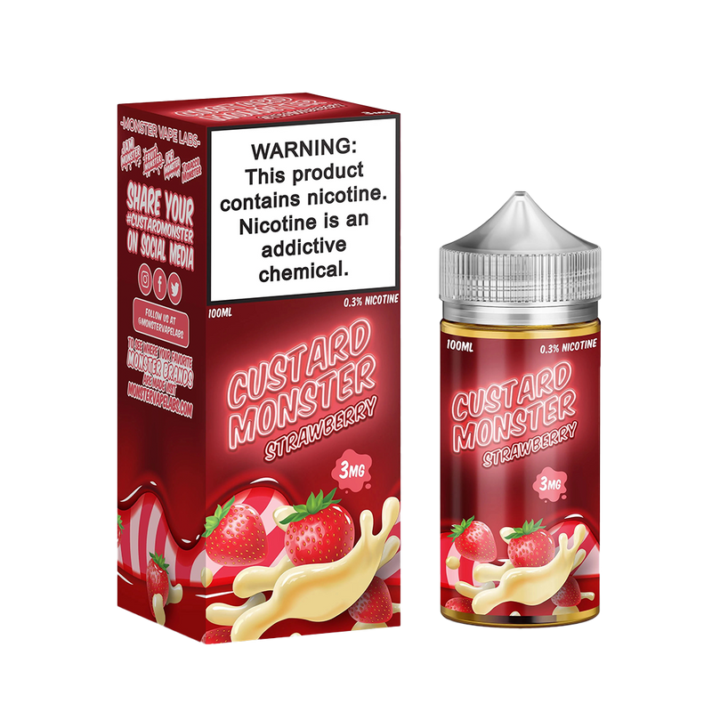 Custard Monster Strawberry 100ml