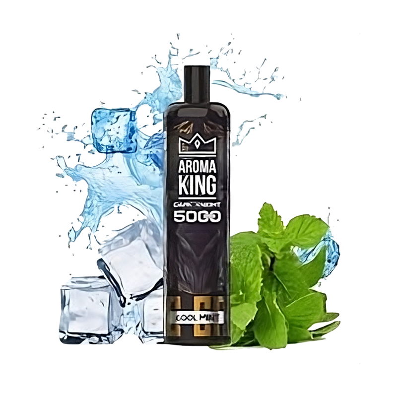 Dark Knight 5000 Puffs Cool Mint 0mg - Aroma King