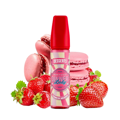 Dinner lady Strawberry Macaron 60ml