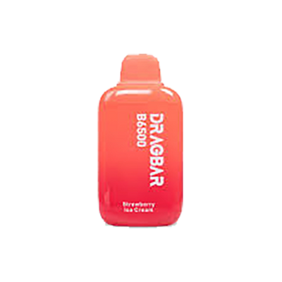 Drag Bar B6500 Puff - Strawberry ice cream Strong Version - 5%