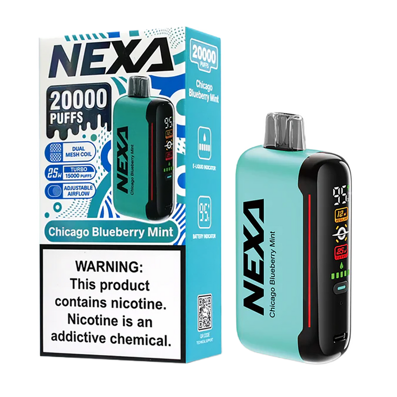 DragBar Nexa - Chigago Blueberry Mint - 20k Taffs 5%