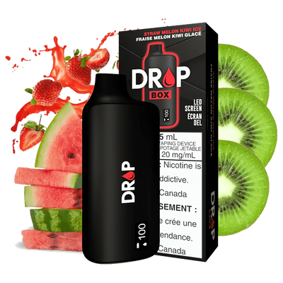 Drop Box 8500 - Strawmelon Kiwi Ice 2% - By Stlth