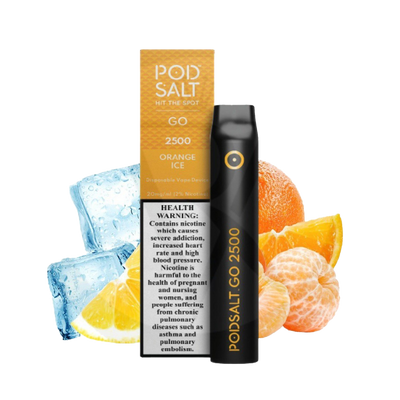 POD Salt 2500 puffs Orange Ice 2%