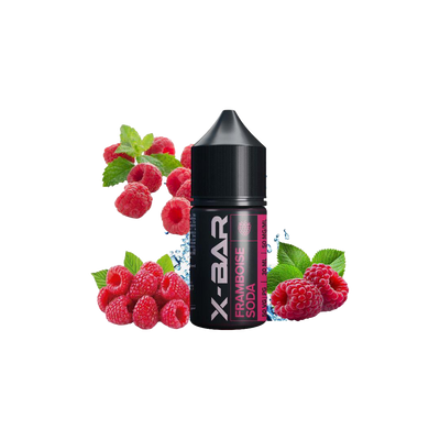 X-BAR LIQUIDE 30ML Framboise Soda 50MG