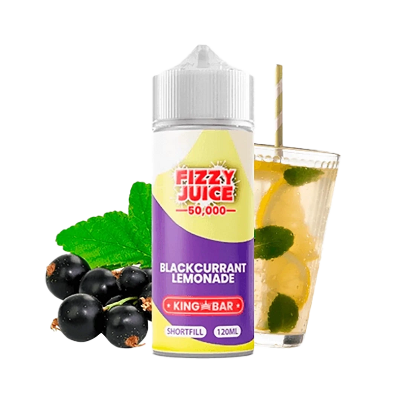 Fizzy Juice King Bar - Blackcurrant Lemonade - 120ml