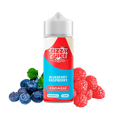 Fizzy Juice King Bar - Blueberry Raspberry -120ml