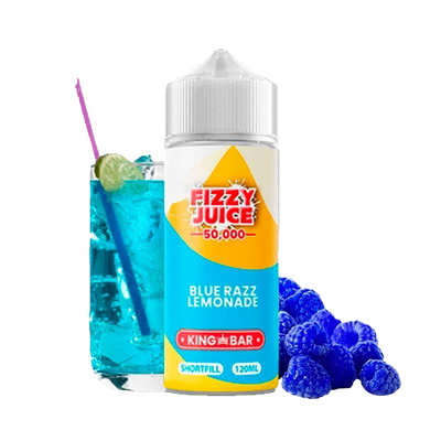 Fizzy Juice King Bar - Bluerazz Lemonade - 120ml