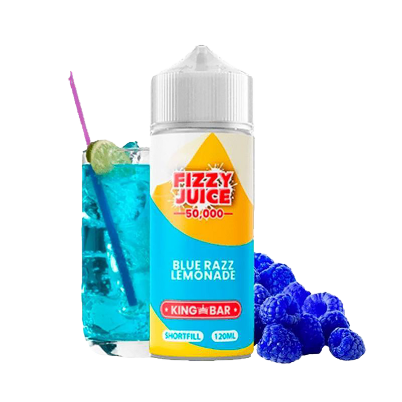 Fizzy Juice King Bar - Bluerazz Lemonade - 120ml