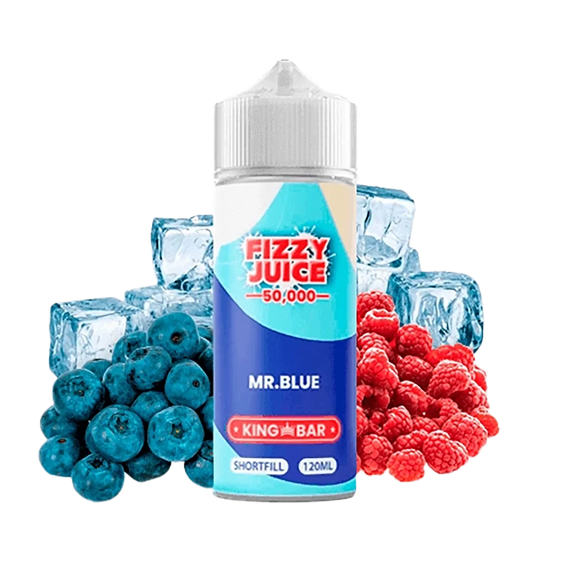 Fizzy Juice King Bar - Mr Blue - 120ml