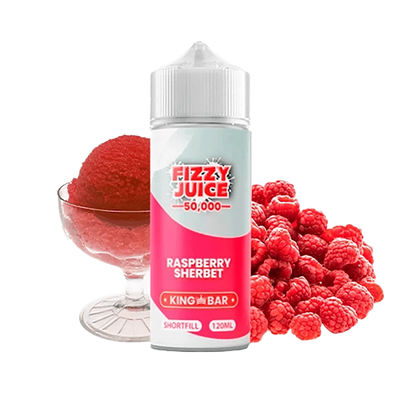 Fizzy Juice King Bar - Raspberry Sherbet - 120ml