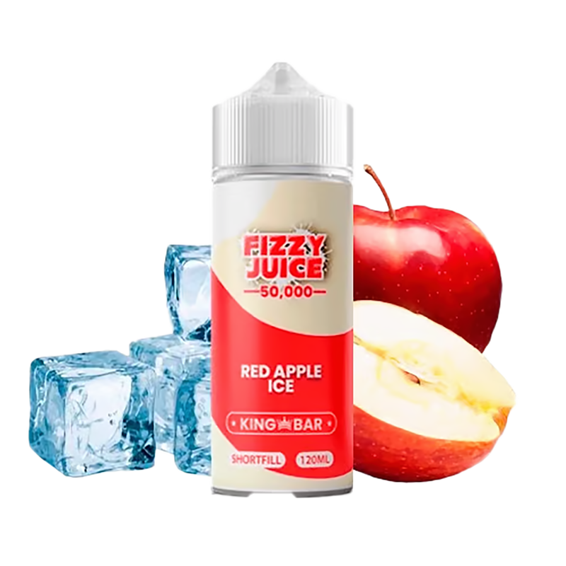 Fizzy Juice King Bar - Red Apple Ice - 120ml