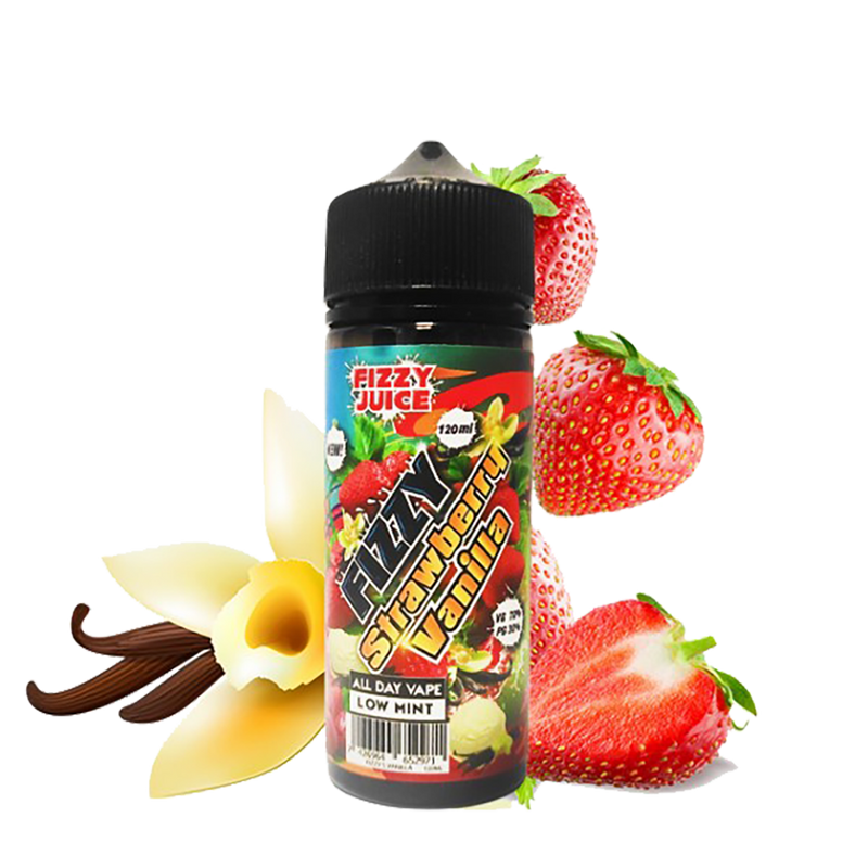 Fizzy Juice Strawberry Vanilla - 120ml