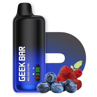 Geek Bar Meloso Ultra 10k puffs - Blueberry Sour Raspberry - 5%