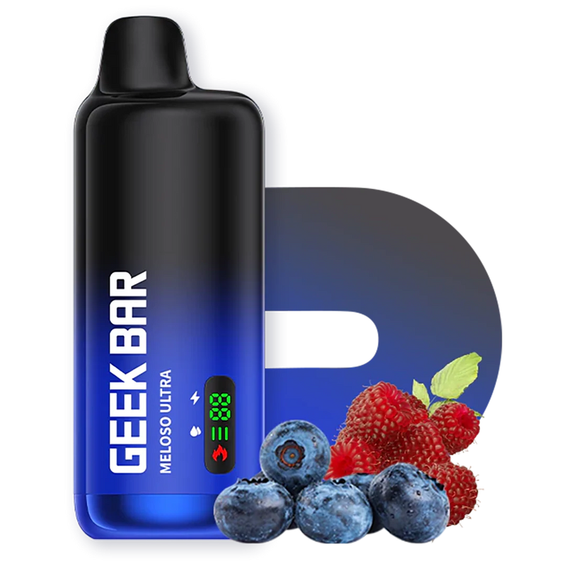 Geek Bar Meloso Ultra 10k puffs - Blueberry Sour Raspberry - 5%