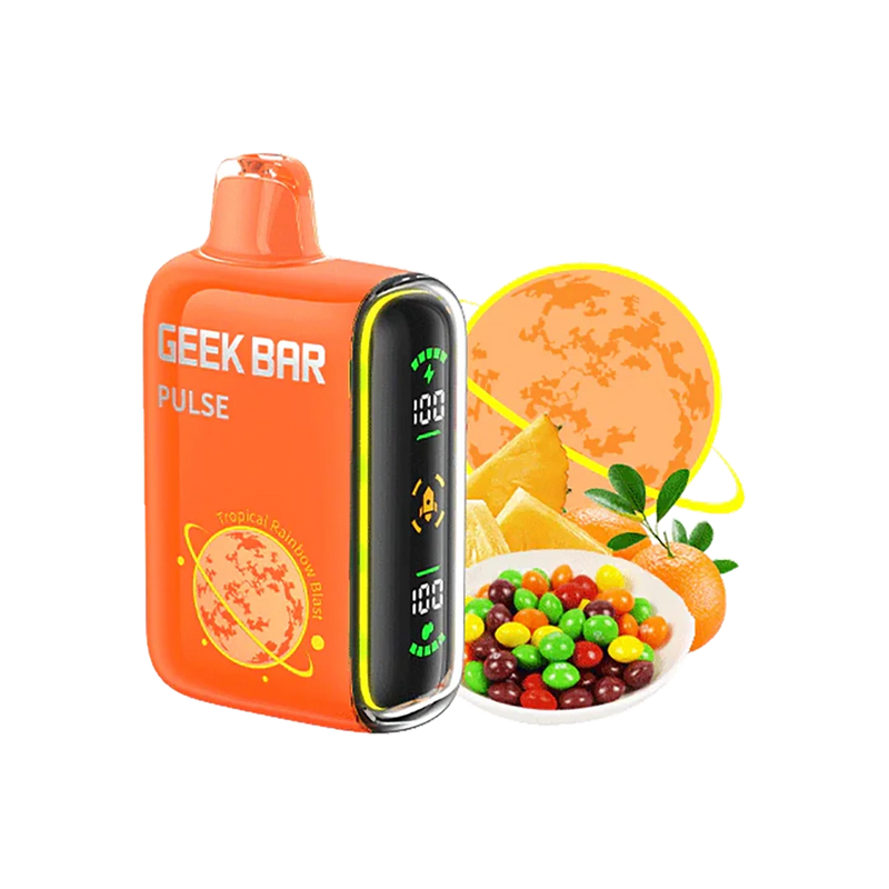 Geek Bar Pulse 15K Puff - Tropical Rainbow Blast - 5%