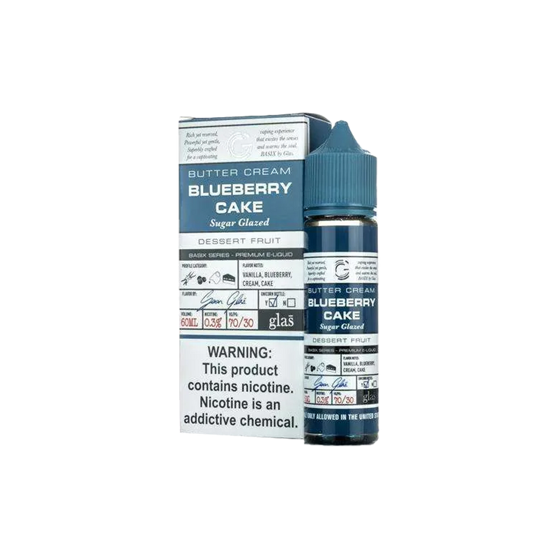 Glas Basix - Butter Cream Blueberry Cake sugar Glazed 60ml - 6mg