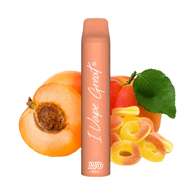 IVG Bar 600 Taffs - Peach Rings (2%)