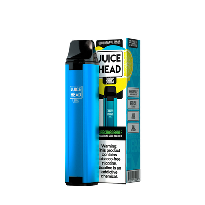 JUICE HEAD BARS 3000 Taffs Blueberry Lemon E-Cigarette Jetable