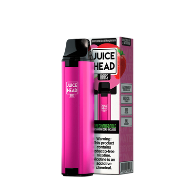JUICE HEAD BARS 3000 Taffs Watermelon Strawberry Freeze E-Cigarette Jetable