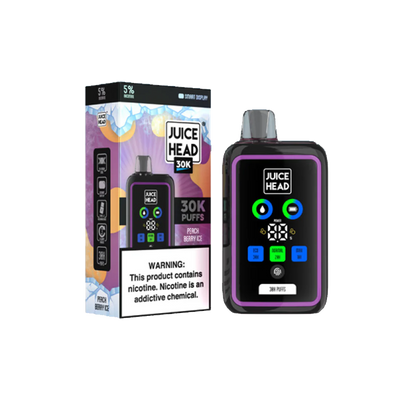 JUICE HEAD 30K Puffs - Peach Berry Ice - 5%