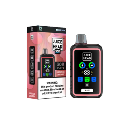 JUICE HEAD 30K Puffs - Watermelon Strawberry - 5%