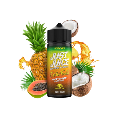 Just Juice - Exotic Fruits Pineapple, Papaya & Coconut - 120ml
