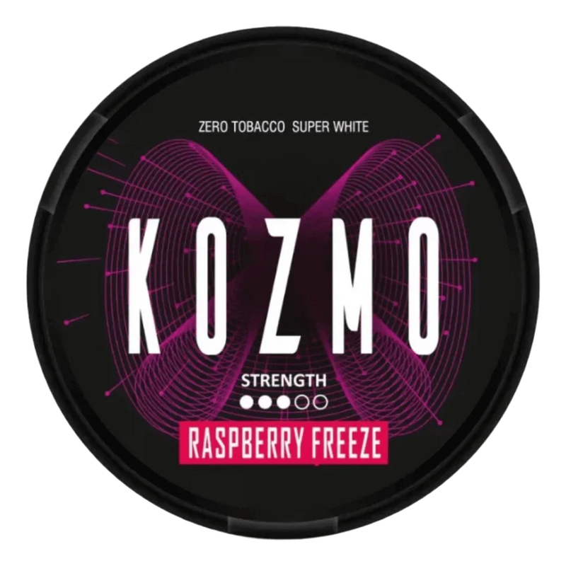 Kozmo Nicotine Pouches - Raspberry Freeze - 24mg