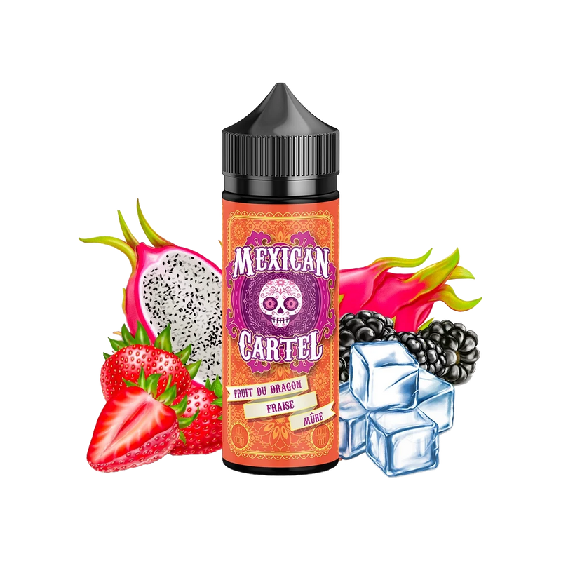 Mexican Cartel Fruit du Dragon Fraise Mûre 120 ml
