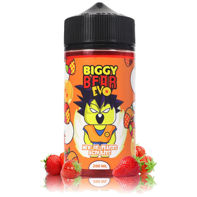 Mix de Fraises Acidulées Evo - Biggy Bear - 200ml