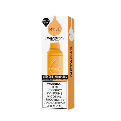 Myle Meta Bar - Malaysan Mango - 2500 Taffs 5%