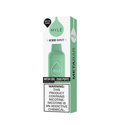 Myle Meta Bar - Iced Mint - 2500 Taffs 5%