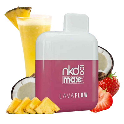 NKD 100 Max 4500 Tafs - LAVA FLOW (ice)- E-cigarette Jetable 5%