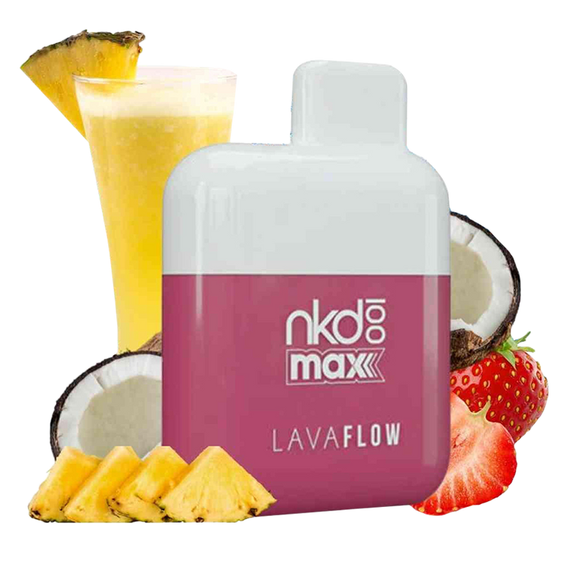 NKD 100 Max 4500 Tafs - LAVA FLOW (ice)- E-cigarette Jetable 5%