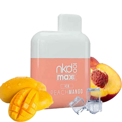 NKD 100 Max 4500 Tafs - PEACH MANGO (ice)- E-cigarette Jetable 5%