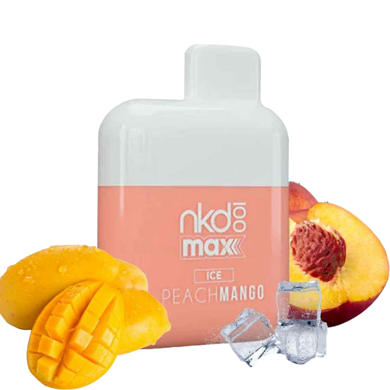 NKD 100 Max 4500 Tafs - PEACH MANGO (ice)- E-cigarette Jetable 5%
