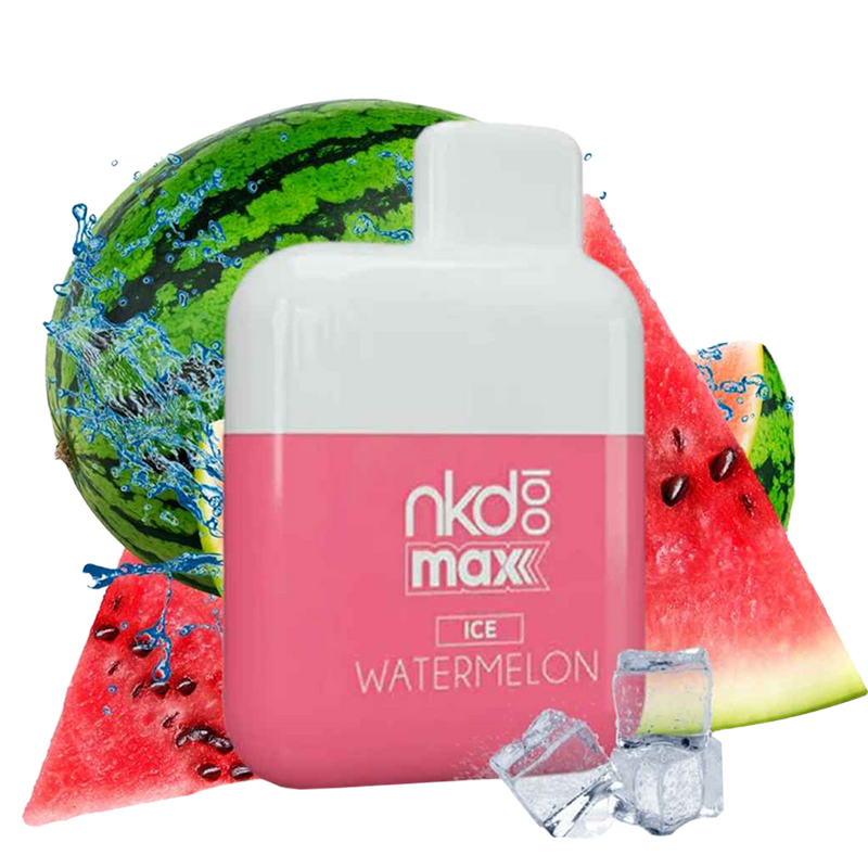 NKD 100 Max 4500 Tafs - WATERMELON (ice) - E-cigarette Jetable 5%