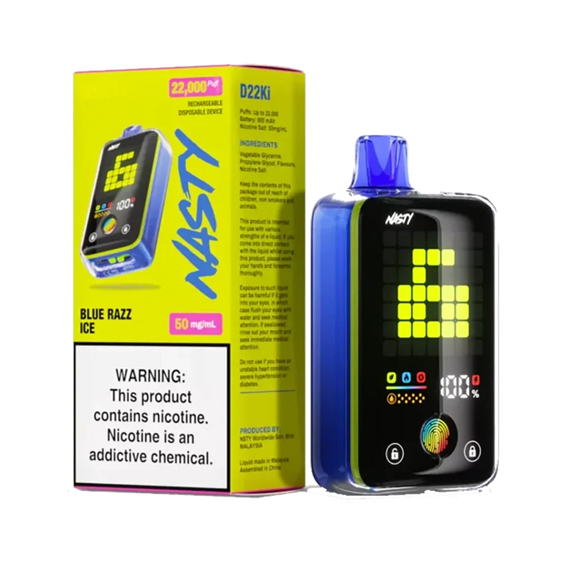 Nasty D22Ki – Blue Razz Ice 50 mg