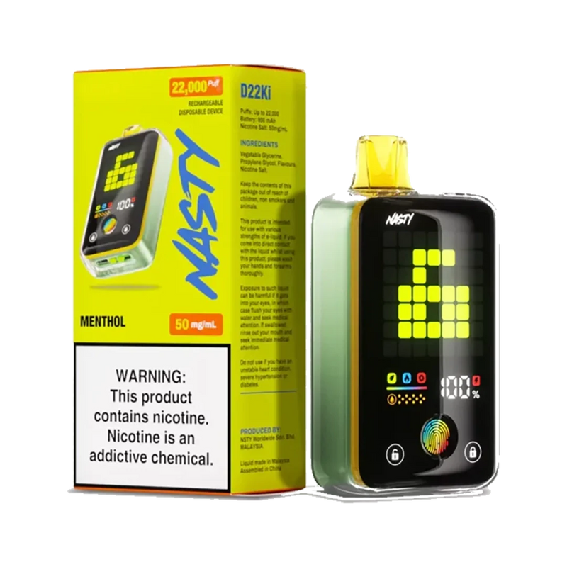 Nasty D22Ki – Menthol 50 mg