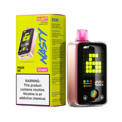 Nasty D22Ki – Peach Ice 50 mg