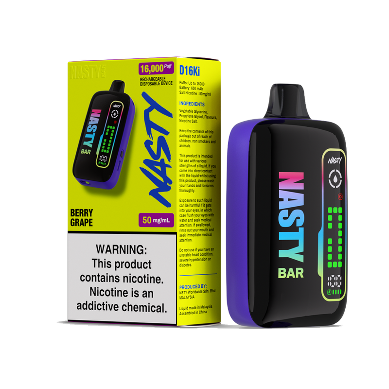 Nasty D16ki - Berry Grape - 16K Taffs 5%