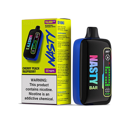 Nasty D16ki - Cherry Peach Raspberry - 16K Taffs 5%