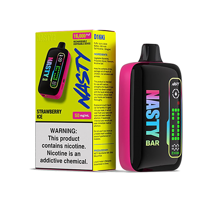 Nasty D16ki - Strawberry Ice - 16K Taffs 5%