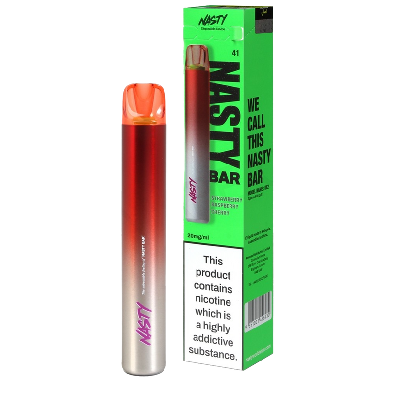Nasty DX2 - Strawberry Raspberry 600 Taffs - 20mg