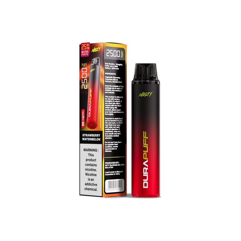 Nasty DuraPuff 2500 Strong - Strawberry Watermelon - 50mg