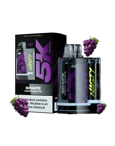 Nasty 5K Crystal - ASAP GRAPE 5000 puffs 5%