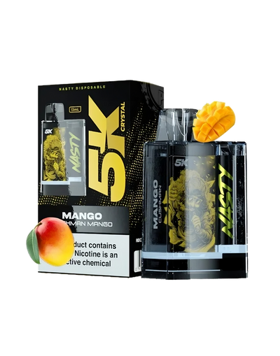 Nasty 5k Crystal - Mango - 5000 Taffs 5%