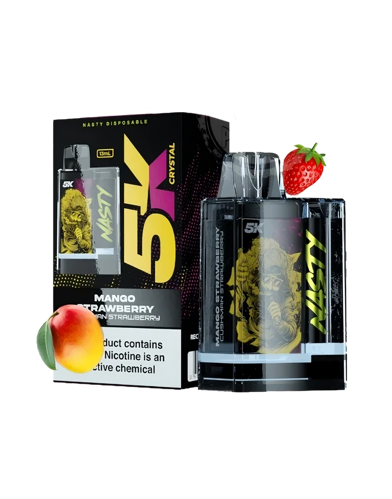 Nasty 5K Crystal - MANGO STRAWBERRY 5000 puffs 5%