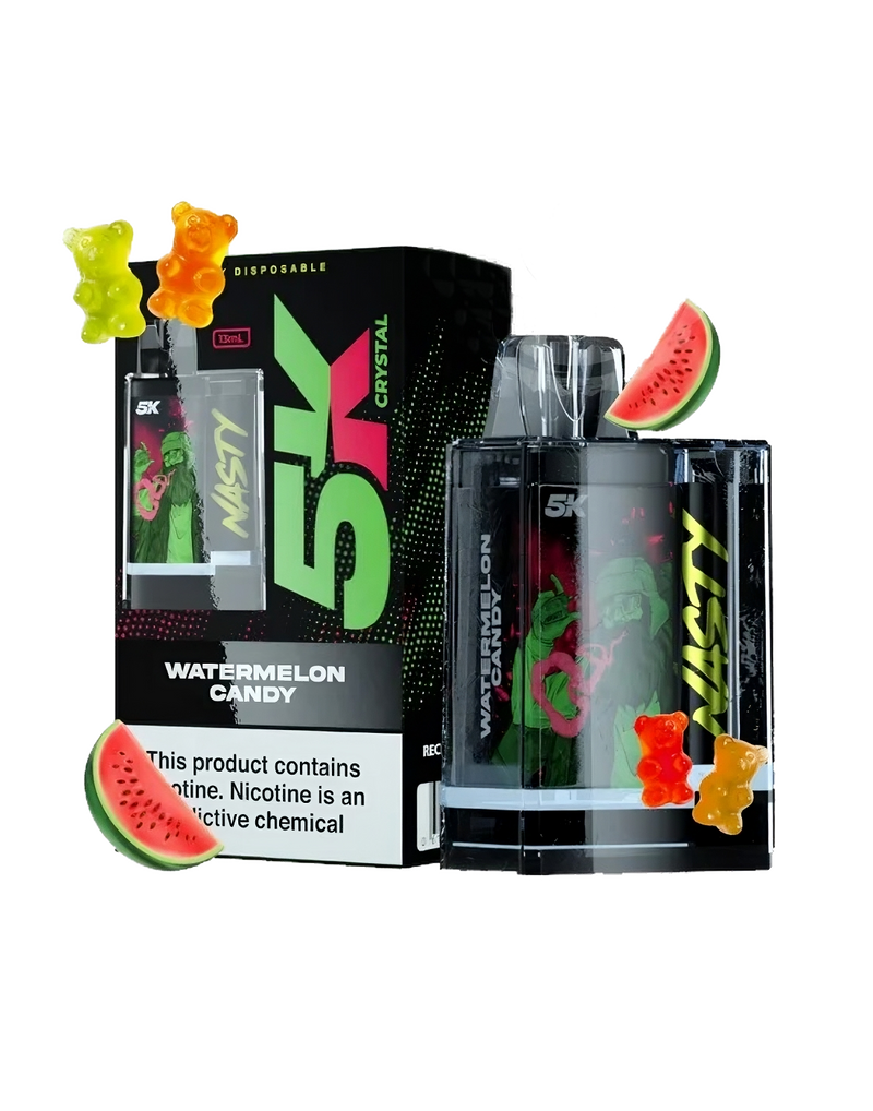 Nasty 5k Crystal - WATERMELON CANDY 5000 puffs 5%