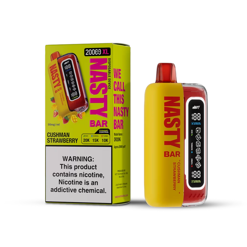 Nasty XL Turbo 20K - Cushman Strawberry - 5%