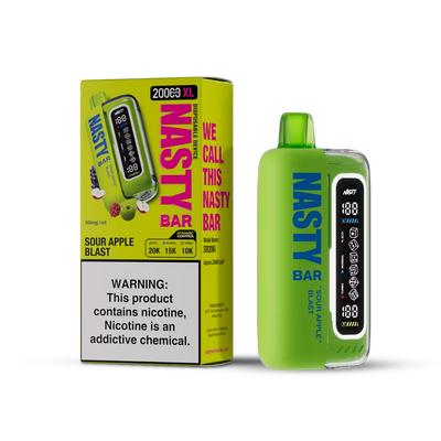 Nasty XL Turbo 20K - Sour Apple Blast - 5%